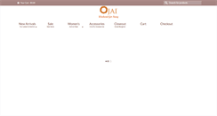 Desktop Screenshot of ojaiclothing.com