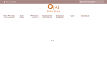 Tablet Screenshot of ojaiclothing.com